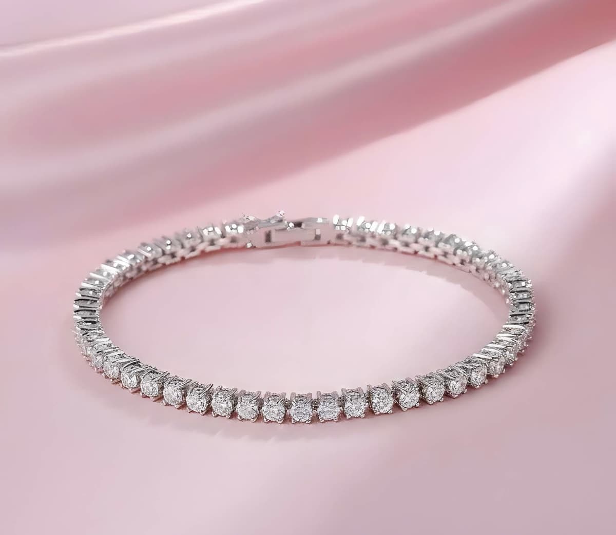 Tennis Silver Bracelet